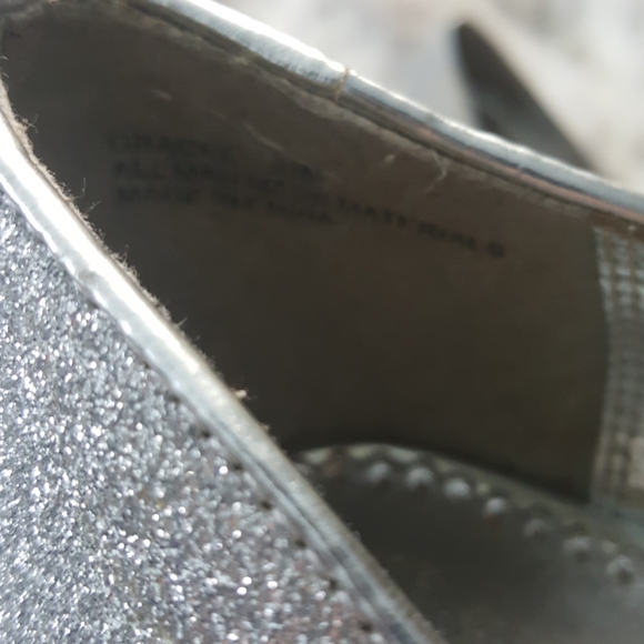 Silver glitter heels - Picture 3 of 7